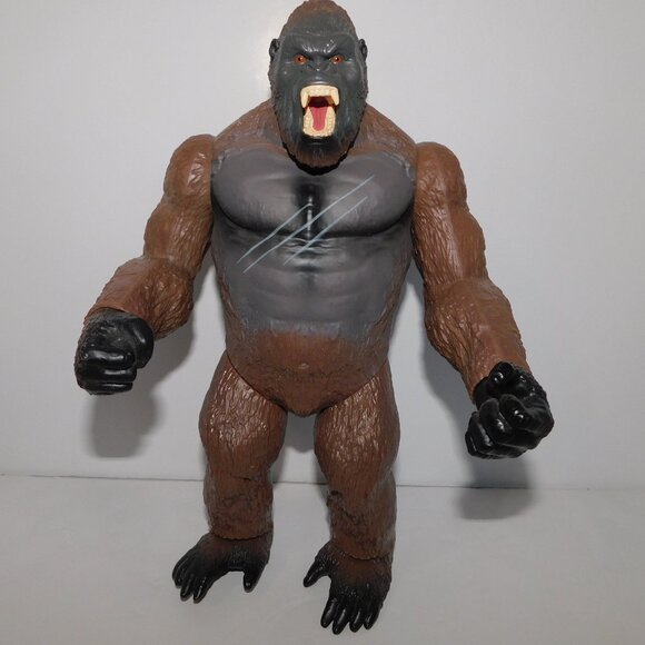 11" King Kong Toy Action Figure Skull Island 2020 Playmates Brown black ape - Picture 1 of 8